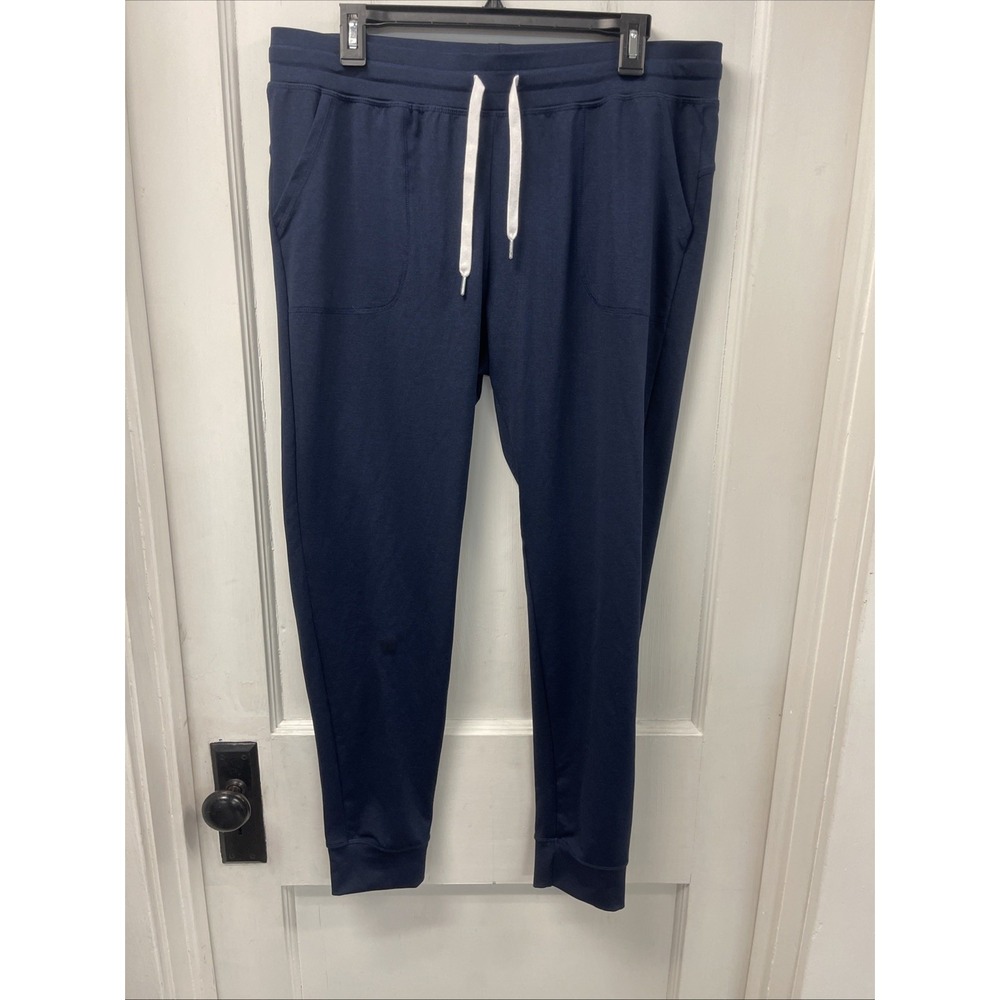 Zyia Active Womans XXL Blue Jogger Pants soft Drawstring Waist